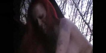 Amateur bigtit redhead fucks outdoors