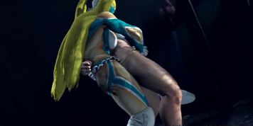 Raw Street Fighter sex with hot 3D teens