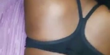 Chocolate Ebony Takes Cock While On The Phone
