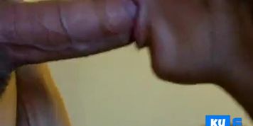 Blowjob and mouth cumshot