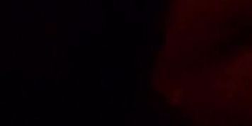 Getting my uncut dick sucked @ midnight in our backyard hot tub in the dark (Night time, Real Couple)