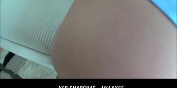 Blonde Milf Blowjob And Fuck Pov HER SNAPCHAT - MIAXXSE
