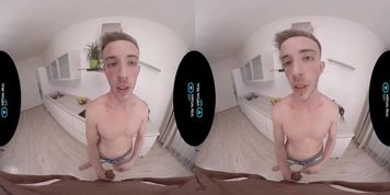 VirtualRealGay.com - Milk and cookies