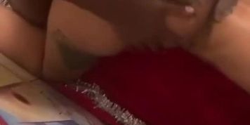 Juicy wet ebony backshots 