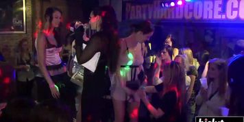 Naughty girls please guys at the party