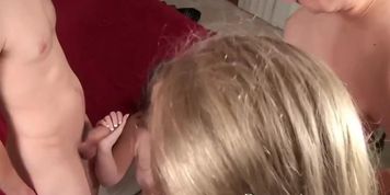Casting Wild Gangbang Desperate Amateurs hot blonde milf needs money