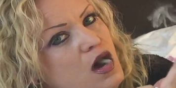 Hot Mature Cougar in Lingerie Smoking and Fucking
