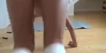 Sexy girl at gym