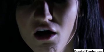 Kendall has way too much fun getting her pussy all wet (Kendall Karson)