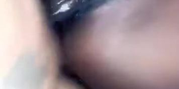 SQUIRTING WET PUSSY ON MY BBC THICK EBONY TEEN LOVE THE SEXXXGOD (Fatpussy)