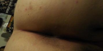 Amateur Bbw anal play