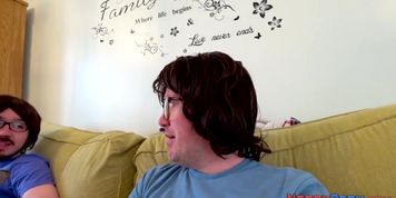 Leeds guy has his dick worshipped and jizzes in mouths (Millie Santoro)