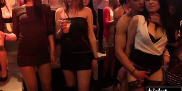 Hot beauties get drilled in hardcore fashion
