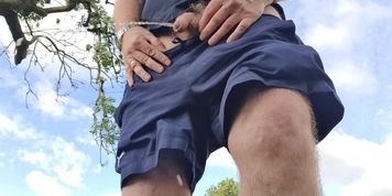 Pissing in public nearly caught