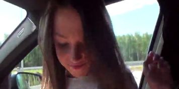 StrandedTeens - Teen gets some hot anal in the car (Foxy Di)