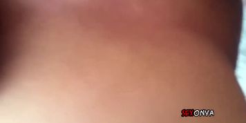 T&uuml;rbanl? T&uuml;rk Yengem G&ouml;tten Al?yor My Hijabi Turkish Aunt Doing Anal