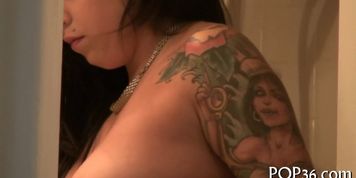 Teen slut sucks and swallows - video 44
