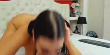 Sexy Girl Enjoys Her Blowjob To Her Toys