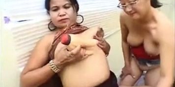 Asian Secretary Lesbian caught by the mailman