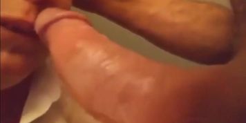 My neighbour sucking my cock (Good head)