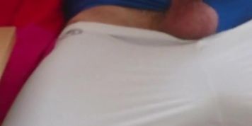 Gymnast Jerk-off in
