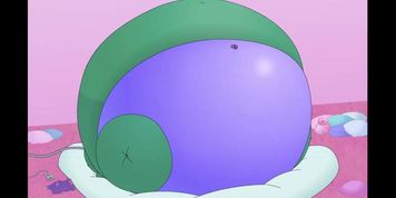 Lyke butt balloon struggle (loop)