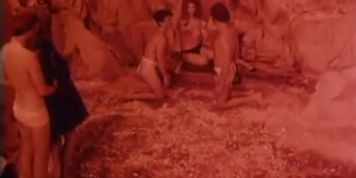 WWMF9 Cockfight (She makes two slaves fight for her) 1970
