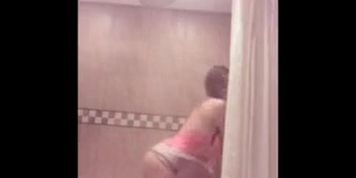 dance in shower