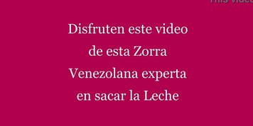 Una perra venezolana ensaliva y engulle mi pinga y bolas (Blanca Romero)