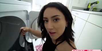 I might just fuck her from behind in the laundry drum