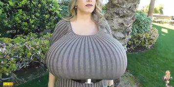 Mega Tits In A Tight Sweater (Beshine)