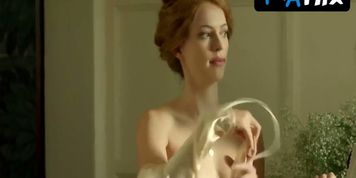 Rebecca Hall Breasts Scene  in Parade'S End