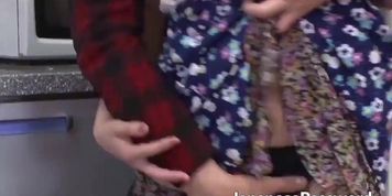 Stepmother Masturbating In The Dojo With Her Big Dick Stepson