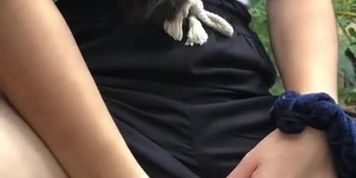 Fucking My Pussy In The Middle Of The Park