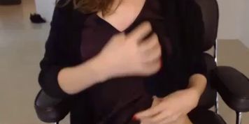 Cinnabelle Camming Naked and Fingering   1-23-2017