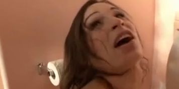 Amber Anal Domination In Bathroom-L1390-