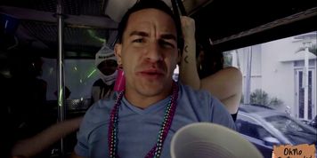 Stranded teen Arya Fae gets fuck inside a party bus (Sky Lopez)