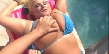 chubby blonde with big tits fucks her masseur