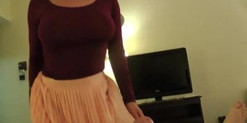 MILF catches not her son wanking, so she fucks him
