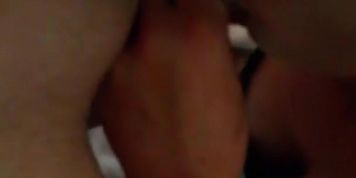 Sexy blonde giving head
