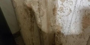 Piss on the fancy curtains