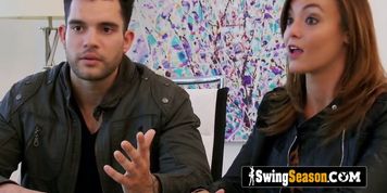 Couples join sexual adventure in a reality swing show
