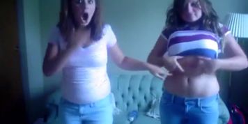 Chubby Belly Girls Dancing 1
