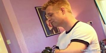 Husband watches his wife Becky with another man