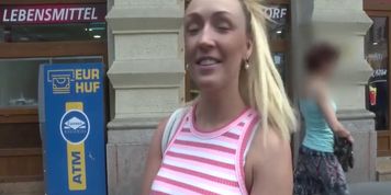 Blonde Enjoys Public Sex - Amber Sex