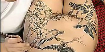 Chino Art Body Painting in Chine - video 2