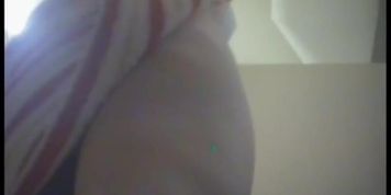 Hot amateur boobs and pussy on voyeur changing room video