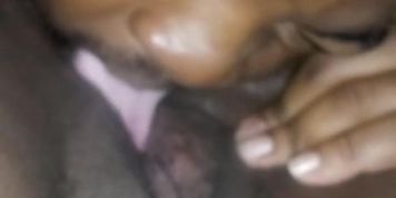 MAN EATS EBONY PUSSY LIKE LAST MEAL!!!