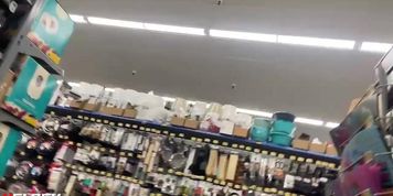 Mature stares at my bulge flash then looks up  ...