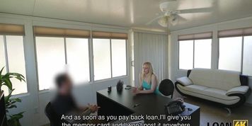 LOAN4K. Girl really needs money so why strips and gets fucked rough